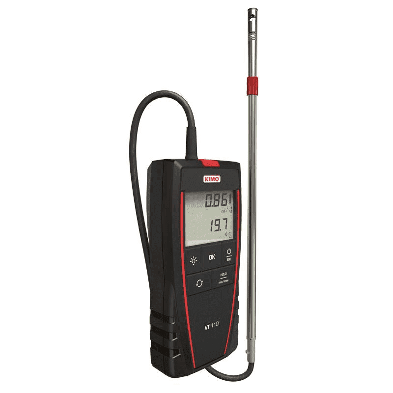 Kimo luchtsnelheidsmeter serie VT110