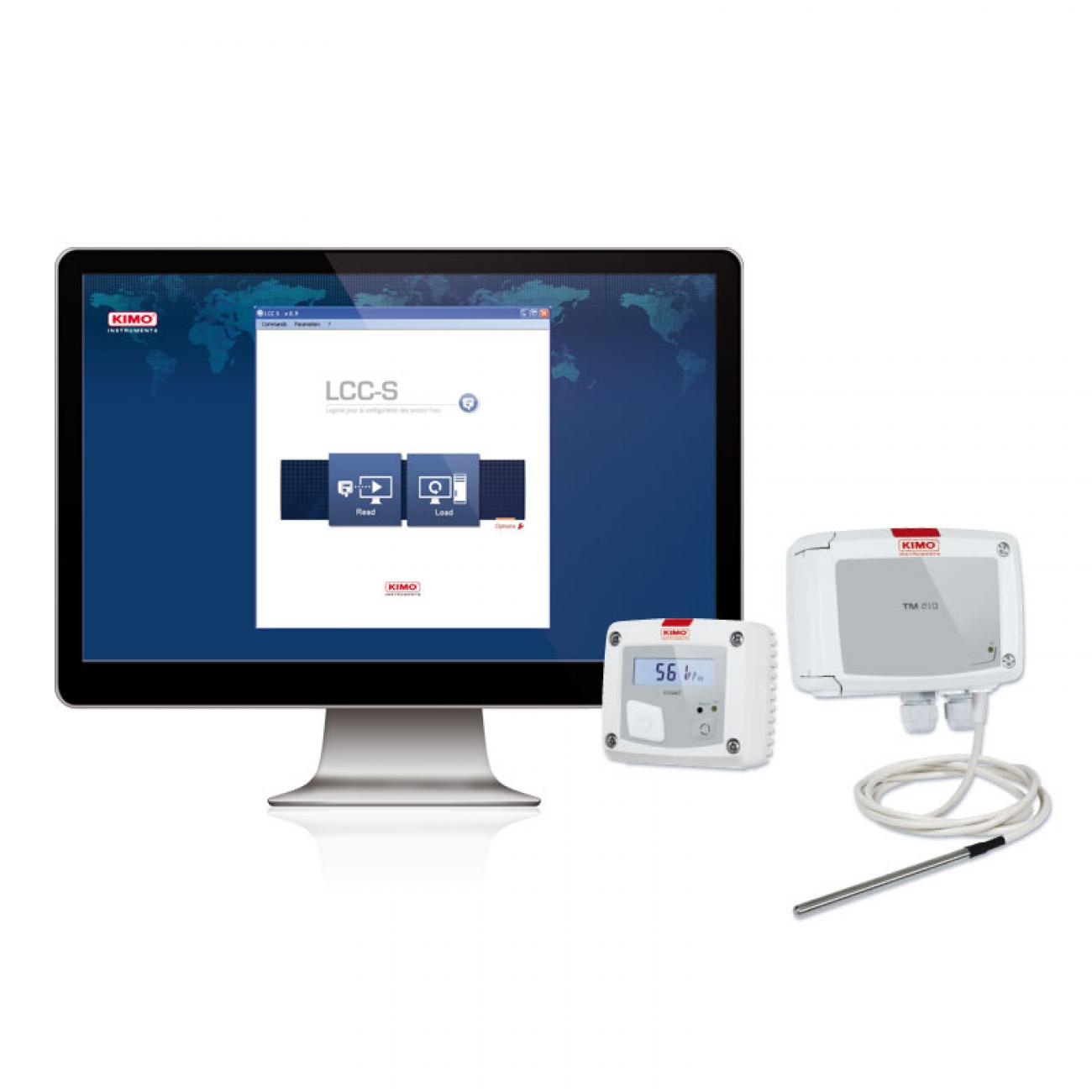 Logiciel d’exploitation pour capteurs Kimo série LCC-S