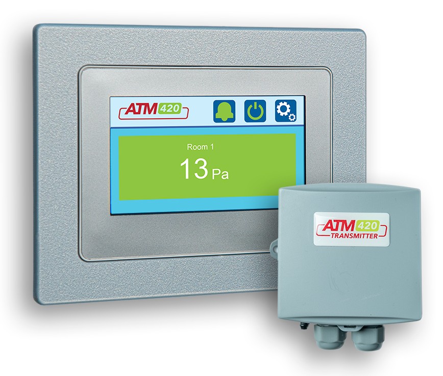 Écran tactile de surveillance de pression ambiante Hitma série ATM420