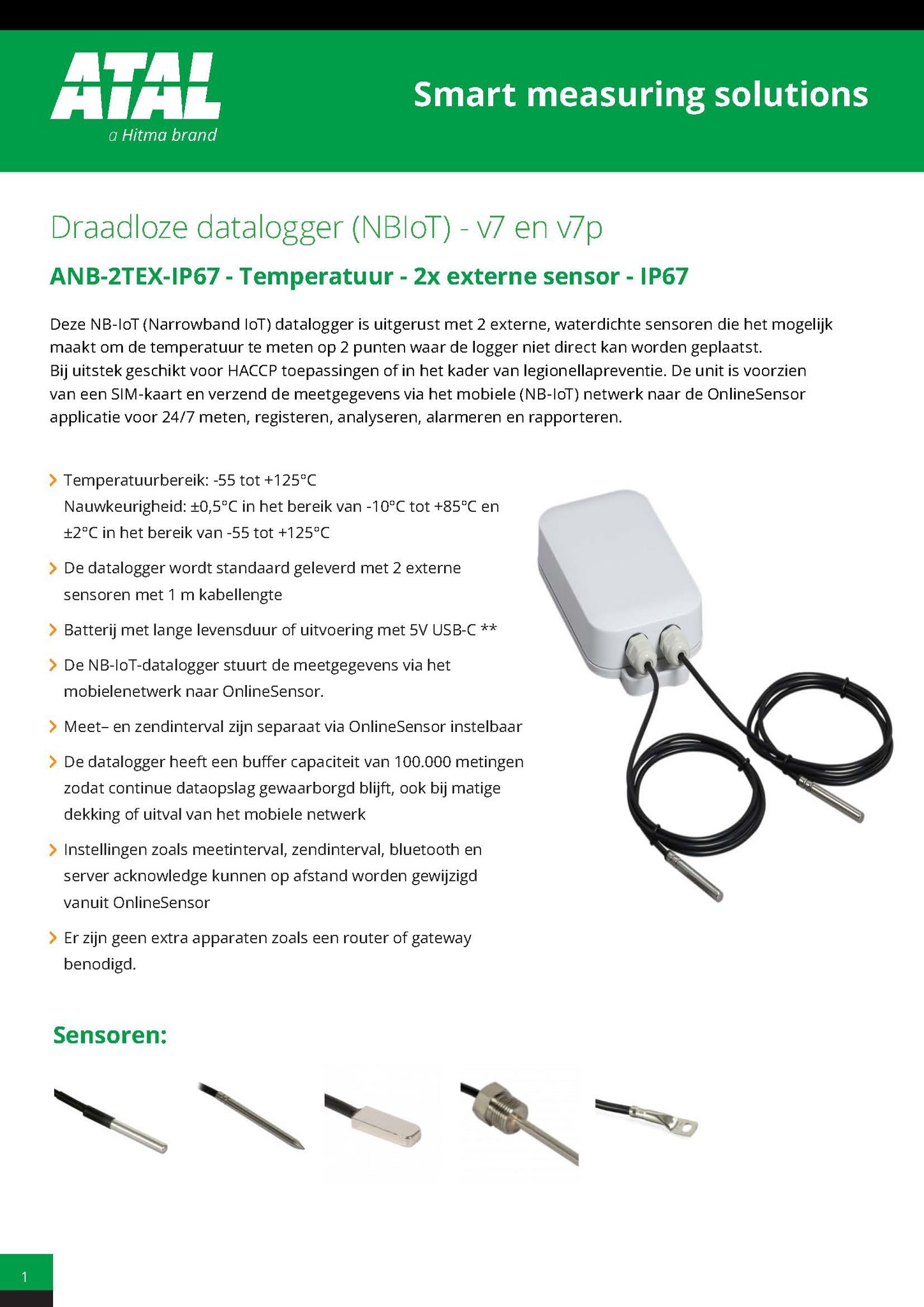 Datasheet ANB-2-TEX-IP67