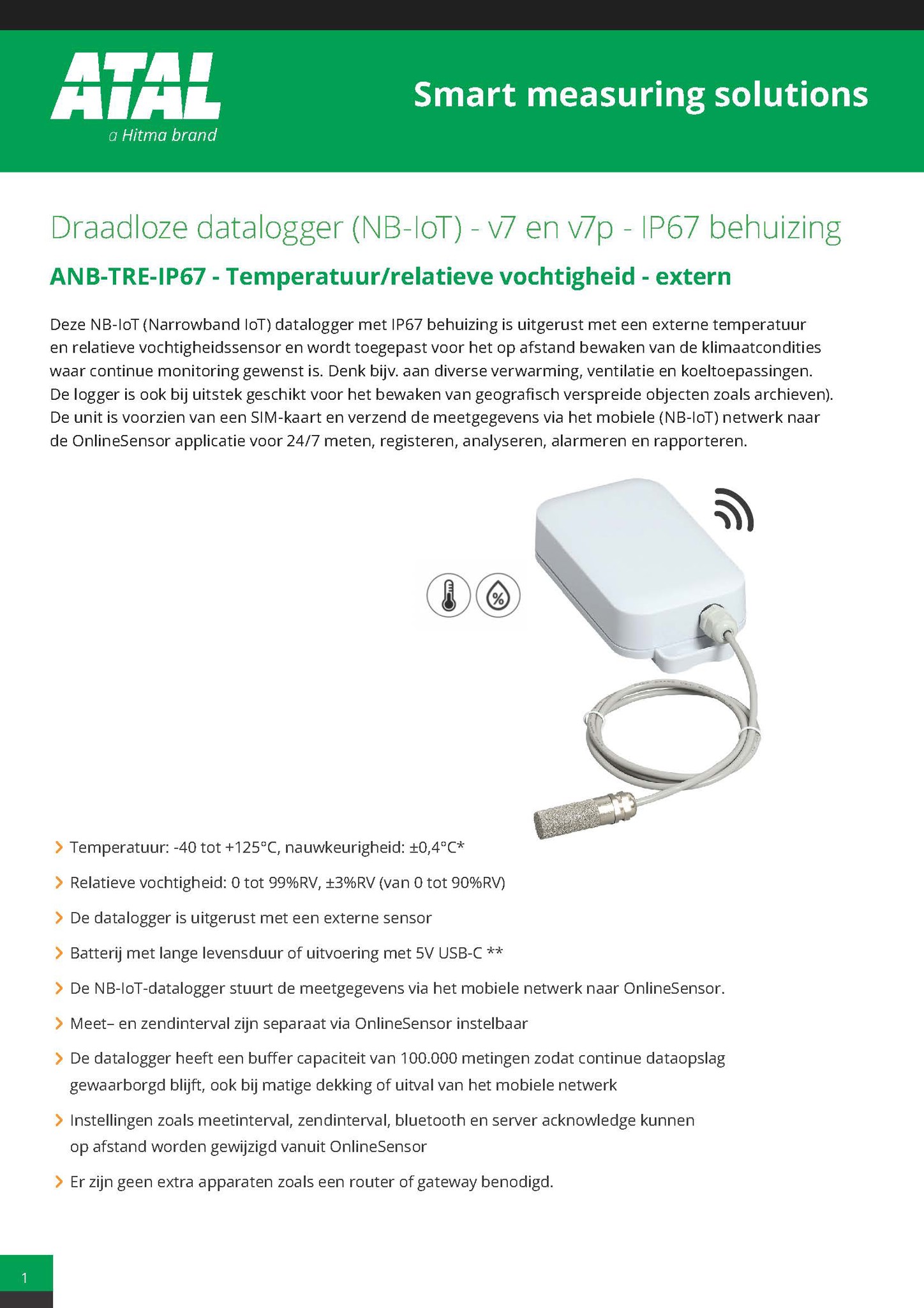 Datasheet ANB-TRE-IP67